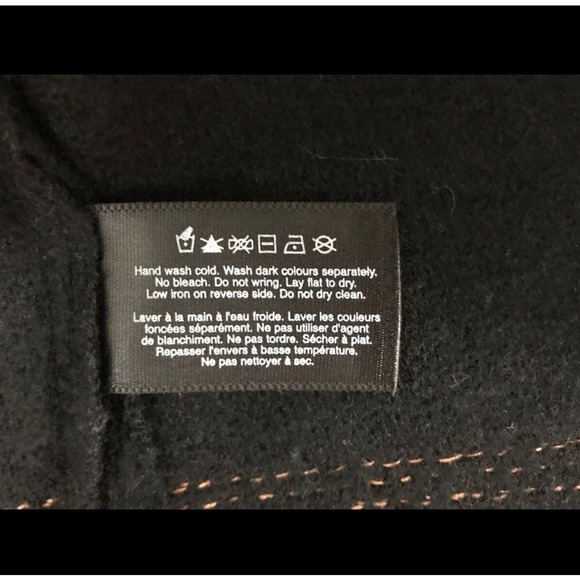 CLUB MONACO Black Wool Cardigan Sequins Button Down Party Evening Medium 90s Y2K - Picture 7 of 8